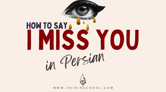 How to say 'I miss you' in Persian